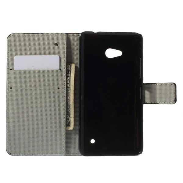 Moberg Microsoft Lumia 640 Fodral med Plånbok - Vintage UK Flagga multifärg