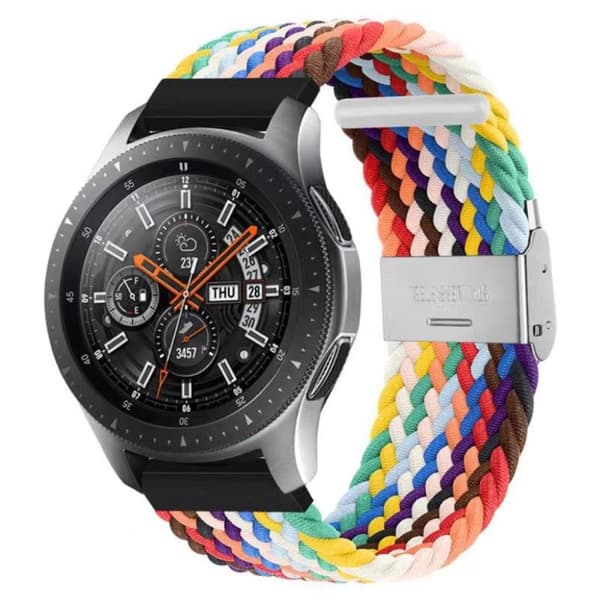 22 mm universellt elastiskt klockarmband i nylon - Flerfärgad multifärg