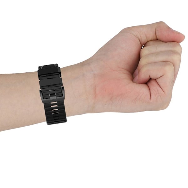 Garmin Fenix 6X holdbar Urrem - Sort Black