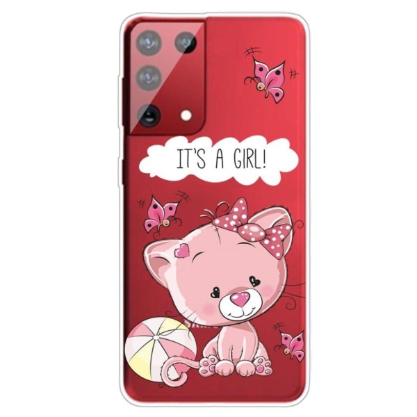 Deco Samsung Galaxy S21 Ultra etui - pink kat Pink