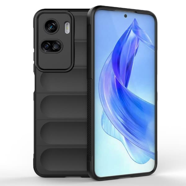 Mjukt greppformat Honor 90 Lite skal - Svart Svart