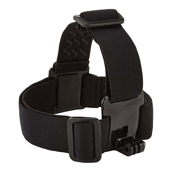 GoPro Hero 9 justerbar nylon camera headband Svart