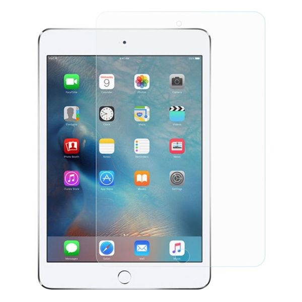 iPad Mini (2019) / Mini 4 arc edge härdat glas skärmskydd Silvergrå