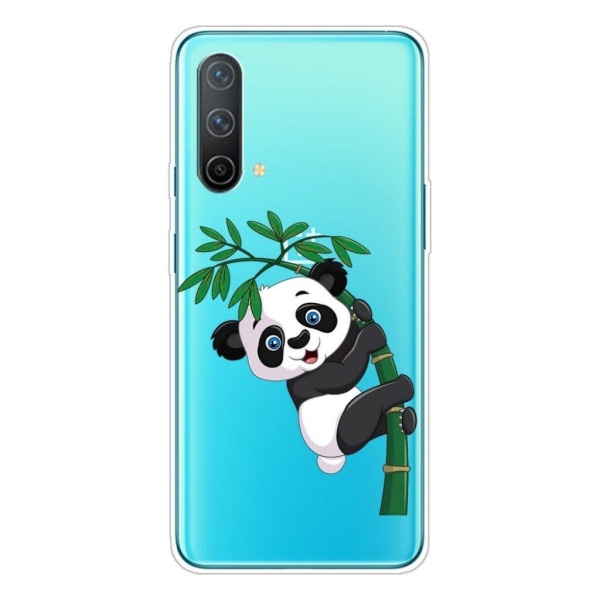 Deco OnePlus Nord CE 5G Suojakotelo - Panda Climbing Bamboo Multicolor