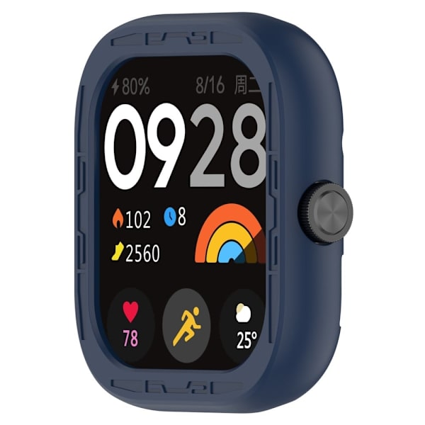 Xiaomi RedMi Watch 4 Silikonskyddande klockfodral - Midnattsblå Blå