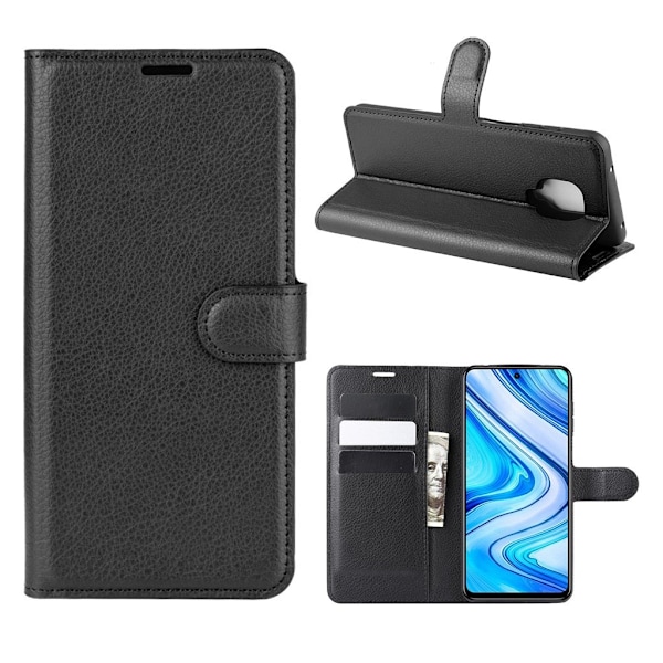 Classic Xiaomi Redmi Note 9 Pro / Note 9S / 9 Pro Max veske - Svart Black