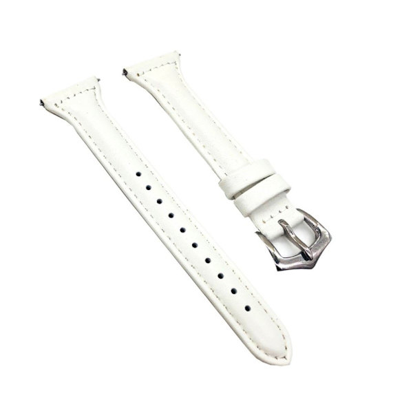 Fitbit Versa klockarmband läder koskinn - Vit Vit
