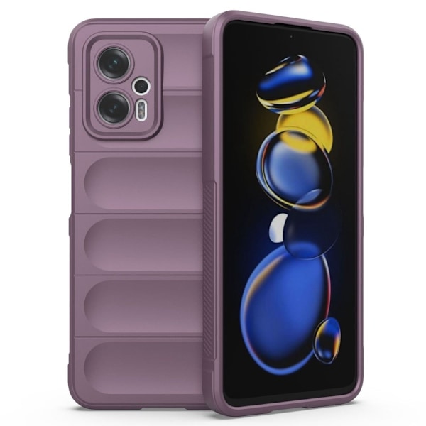 Mjukt greppformat Xiaomi Redmi Note 11T Pro Plus / Xiaomi Redmi Note 11T Pro / Xiaomi Poco X4 GT skal - Lila Lila
