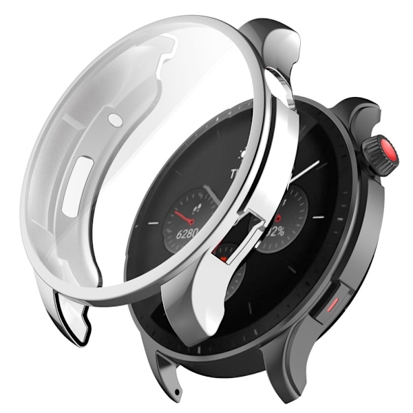 Amazfit GTR 4 46mm galvanointi kansi - Hopea Silver grey