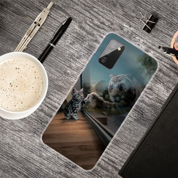 Deco Samsung Galaxy A02s skal - Katt Och Tiger multifärg