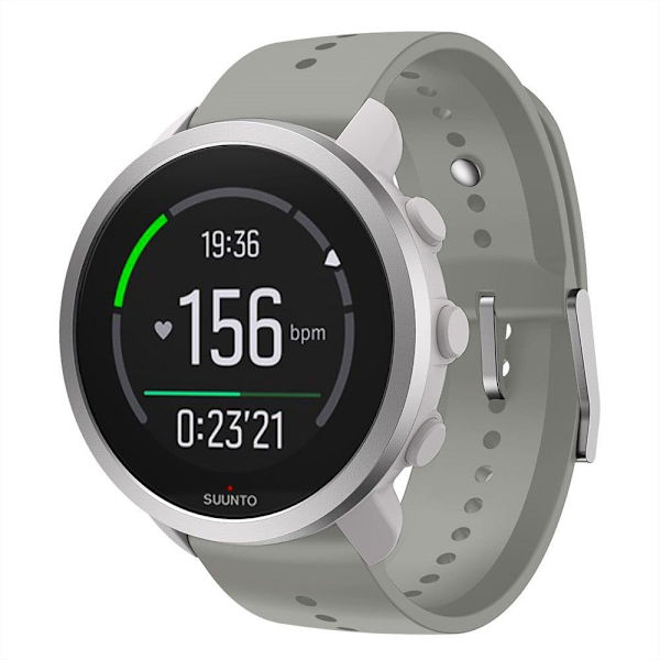 22 mm universal urrem i silikone - Lysegrå Silver grey