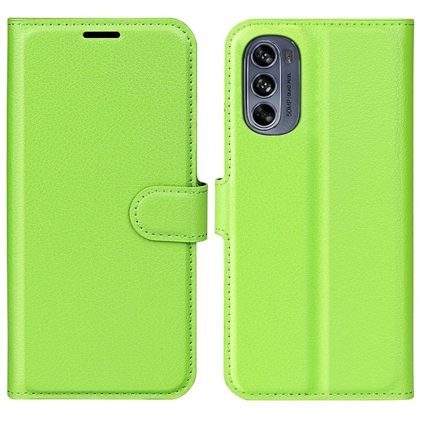 Classic Motorola Moto G62 5g Läppäkotelo - Vihreä Green