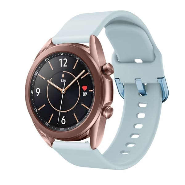 Samsung Galaxy Watch 3 (41mm) simple silikone rem - babyblå Blue