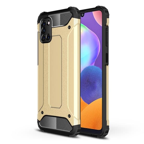 Armour Guard deksel - Samsung Galaxy A31 - Gull Gold