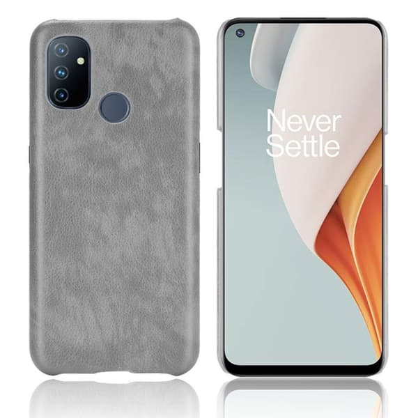 Croco OnePlus Nord N100 kotelot - Harmaa Silver grey
