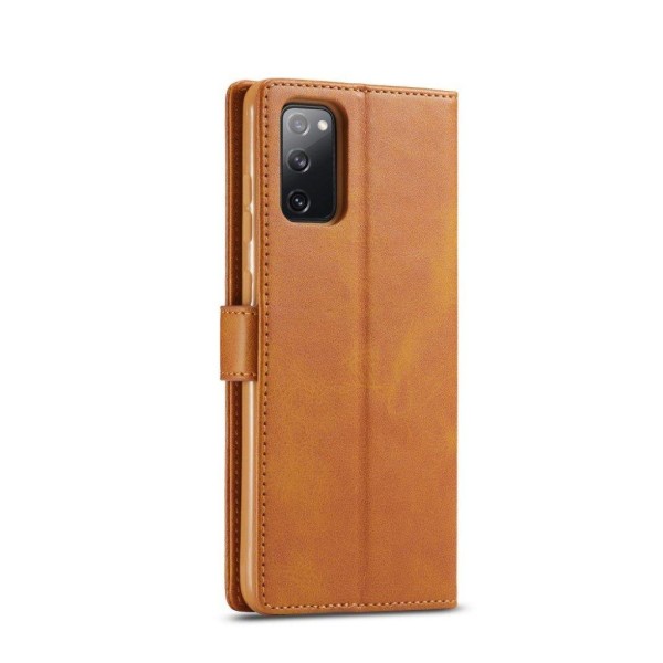 LC.IMEEKE Samsung Galaxy S20 FE 5G / Samsung Galaxy S20 FE flip case - Ruskea Brown