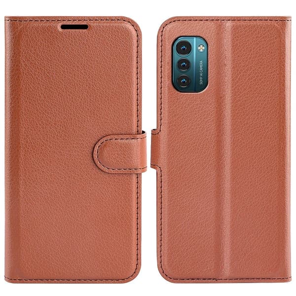 Classic Nokia G11 / Nokia G21 flip etui - Brun Brown