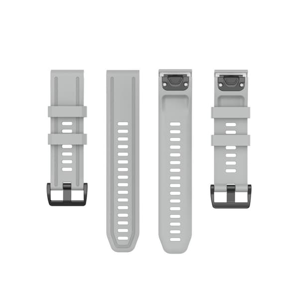 Garmin Fenix 6S kestävä ranneke - Harmaa Silver grey