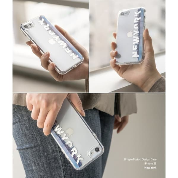 Ringke FUSION DESIGN - iPhone SE 2020 / 8 / 7 - New York Transparent