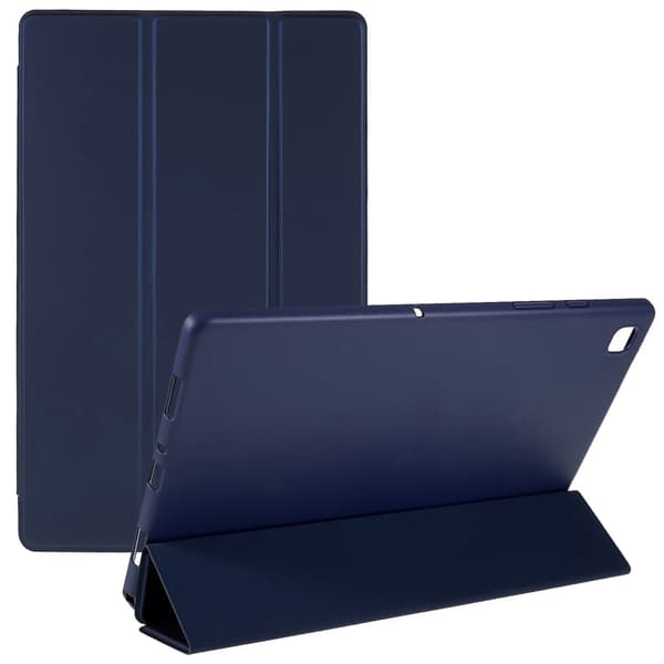 Tri-fold skinnstativveske for Samsung Galaxy Tab A7 10.4 (2022) / Tab A7 10.4 (2020) - Mørkeblå Blue