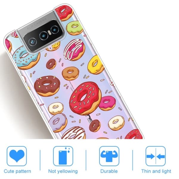 Deco Asus Zenfone 7 Pro kotelot - Donitsi Multicolor