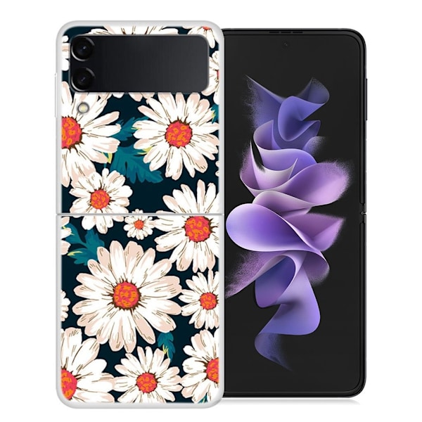 Deco Samsung Galaxy Z Flip3 5G Suojakotelo - Daisy Multicolor