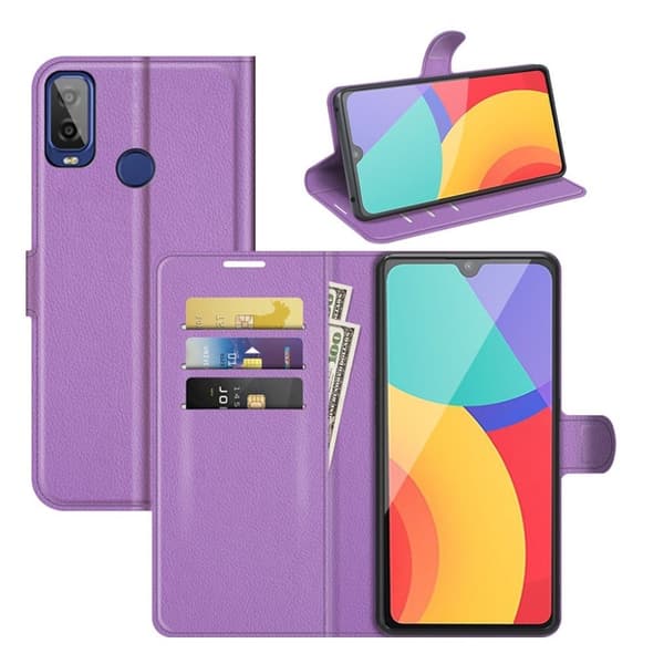 Classic Alcatel 1l (2021) Flippetui - Lilla Purple