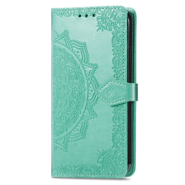 Mandala OnePlus 10T / Ace Pro Flip Fodral - Grön Grön