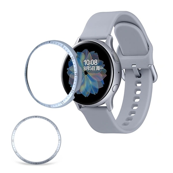 Samsung Galaxy Watch Active 2 - 40 mm urtavla - Silver Silvergrå