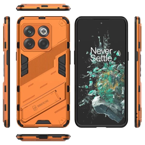 Stöttåligt OnePlus Ace Pro / OnePlus 10T hybridskal - Orange Orange