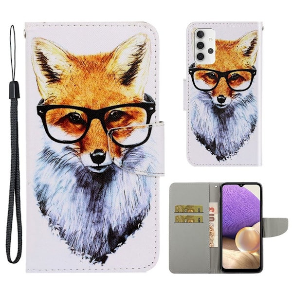 Wonderland Samsung Galaxy A32 fodral -Silver/Grå Silvergrå