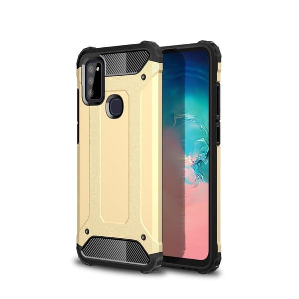 Armour Guard Etui Samsung Galaxy M51 - Guld Gold