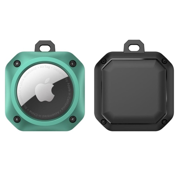 AirTags TPU cover with key ring - Green Green