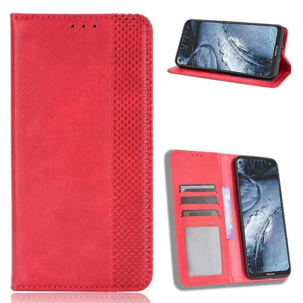 Bofink Vintage Nokia 7.3 nahkakotelo - Punainen Red