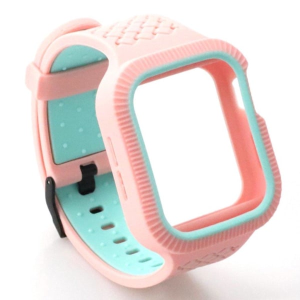 Apple Watch Series 4 40mm two tone silicone watch band - Pink / multifärg