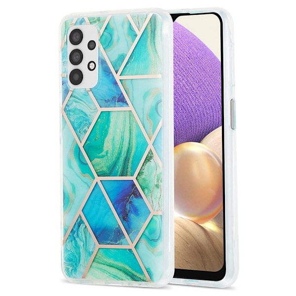 Marmormotiv Samsung Galaxy A23 skal - Grön Grön