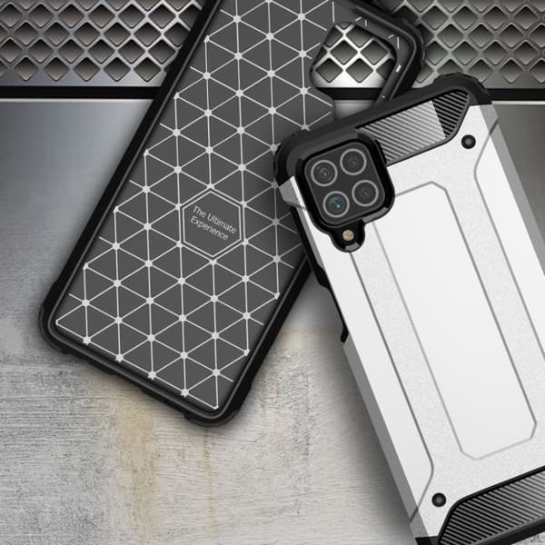 Armour Guard Samsung Galaxy M62 / Samsung Galaxy F62 skal - Silver/Grå Silvergrå