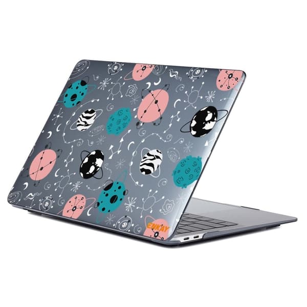 HAT PRINCE MacBook Pro 14 M1 / M1 Max (A2442, 2021) deksel i romfartsmønster - Planeter Multicolor