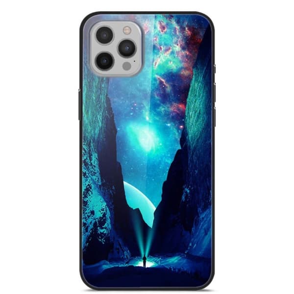 Fantasy iPhone 12 Pro Max Deksel - Starry Sky Multicolor