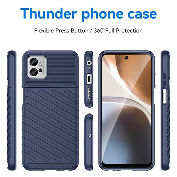 Thunder Motorola Moto G32 skal - Svart Svart