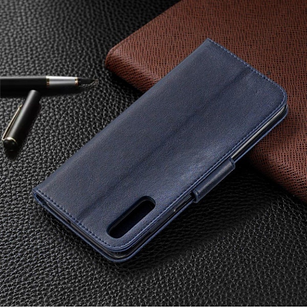 Butterfly Samsung Galaxy A70 etui - Blå Blue