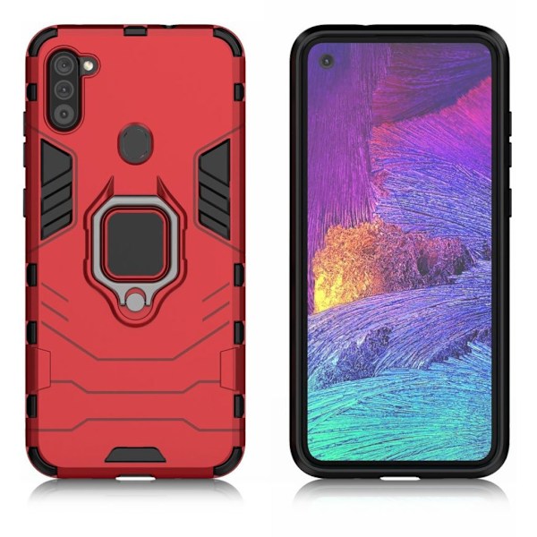 Ring Guard Cover - Samsung Galaxy A11 - Rød Red