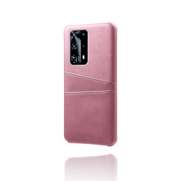Huawei P40 skal med korthållare - Rosa Rosa