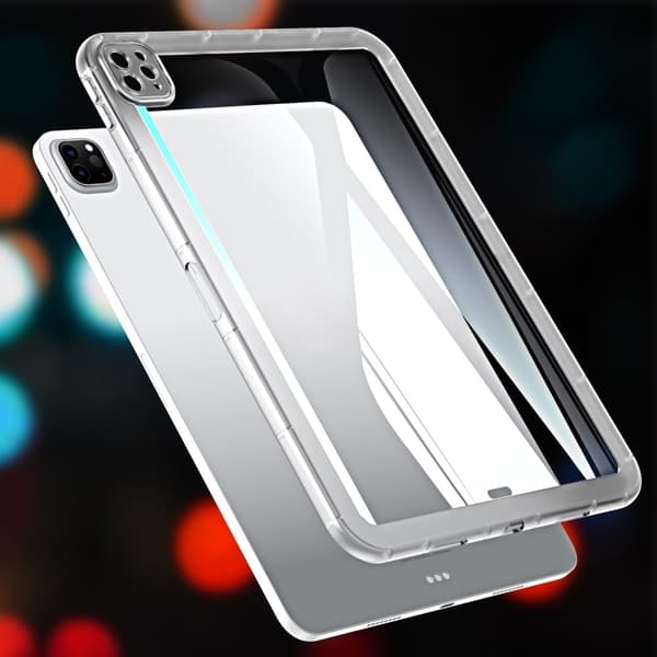 iPad Pro 11 (2024) Etui Transparent fleksibelt ridsefast tablet cover - Transparent Transparent