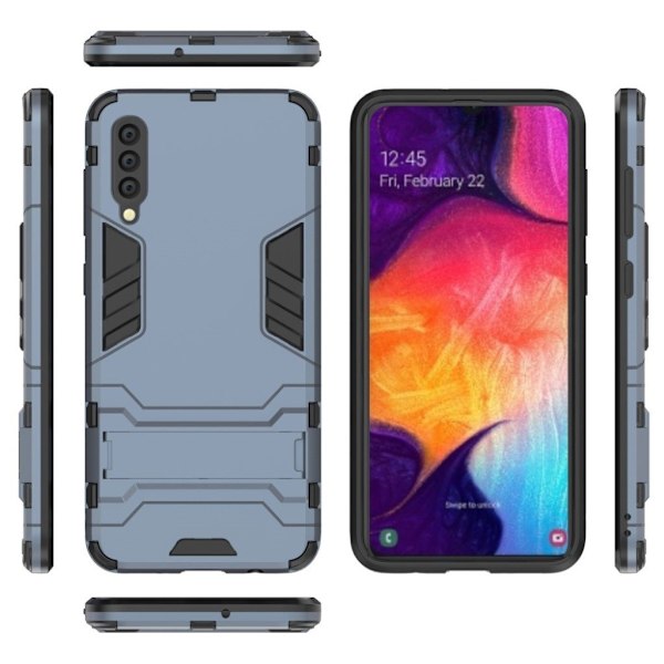 Samsung Galaxy A50 beskyttende skjold etui - Mørkeblå Blue