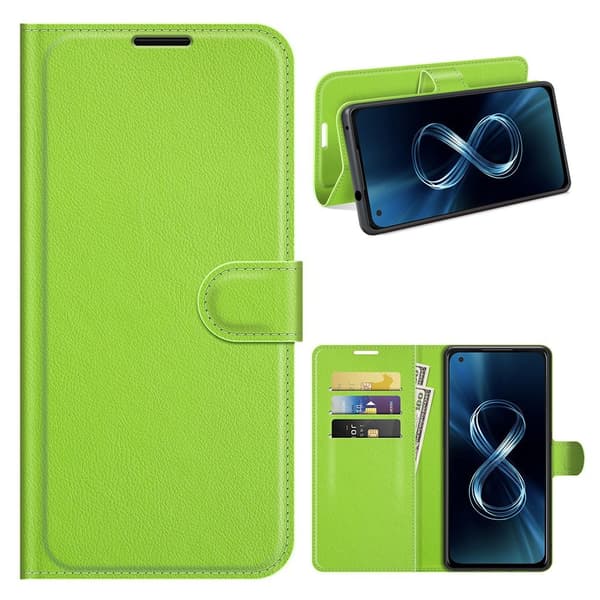 Classic Asus Zenfone 8 flip kuoret - Vihreä Green