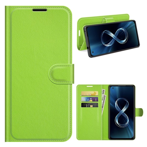 Classic ASUS Zenfone 8 Flippetui - Grønn Green