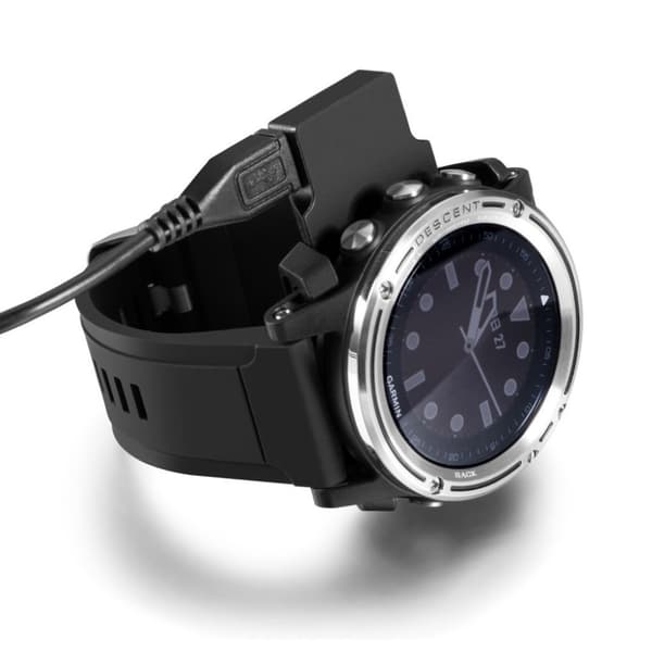 Garmin Descent MK1 data synkronoserings USB opladerkabel dock 1m Black