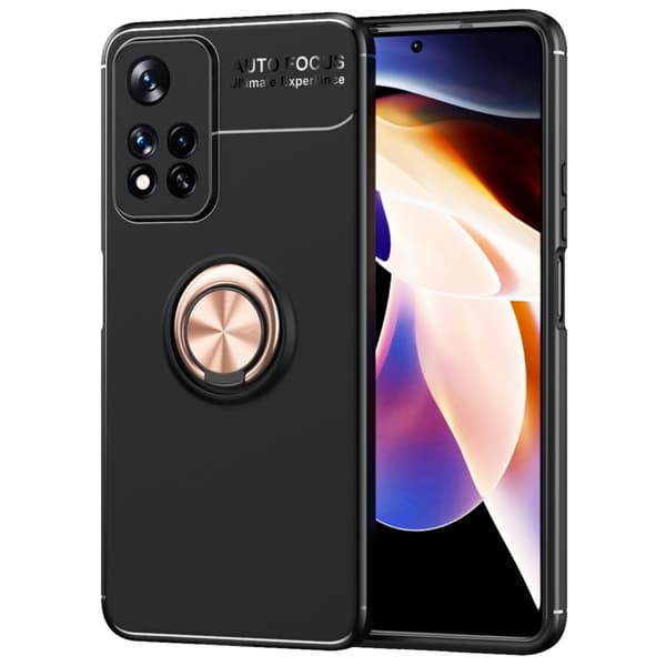 Ringo Etui Xiaomi Redmi Note 11 Pro Plus / 11 Pro - Svart / Rose Gull Pink