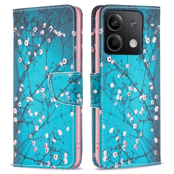 Wonderland Xiaomi Redmi Note 13 5G  fodral -Plommonblomma Blå